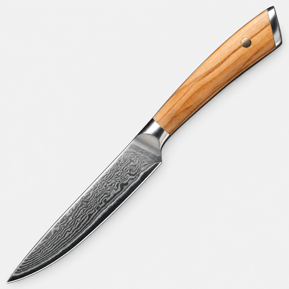 Couteau utilitaire Olivier Damas — 12,7 cm — vue sur fond gris