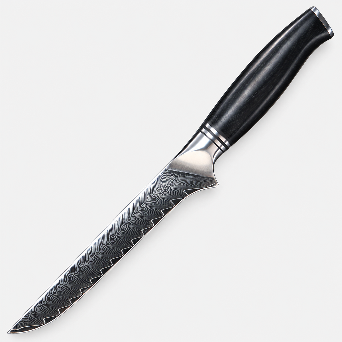 Couteau à désosser Encre — 16,5 cm — vue sur fond gris