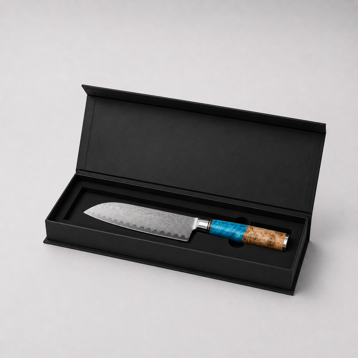 Couteau Santoku Japonais en acier - Série Nami — vue 6
