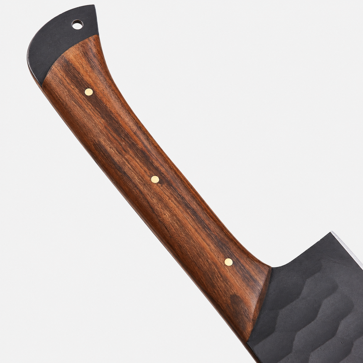 Héritage Carbone — Set de 5 couteaux & étui en cuir